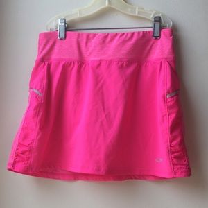 Pink tennis skirt